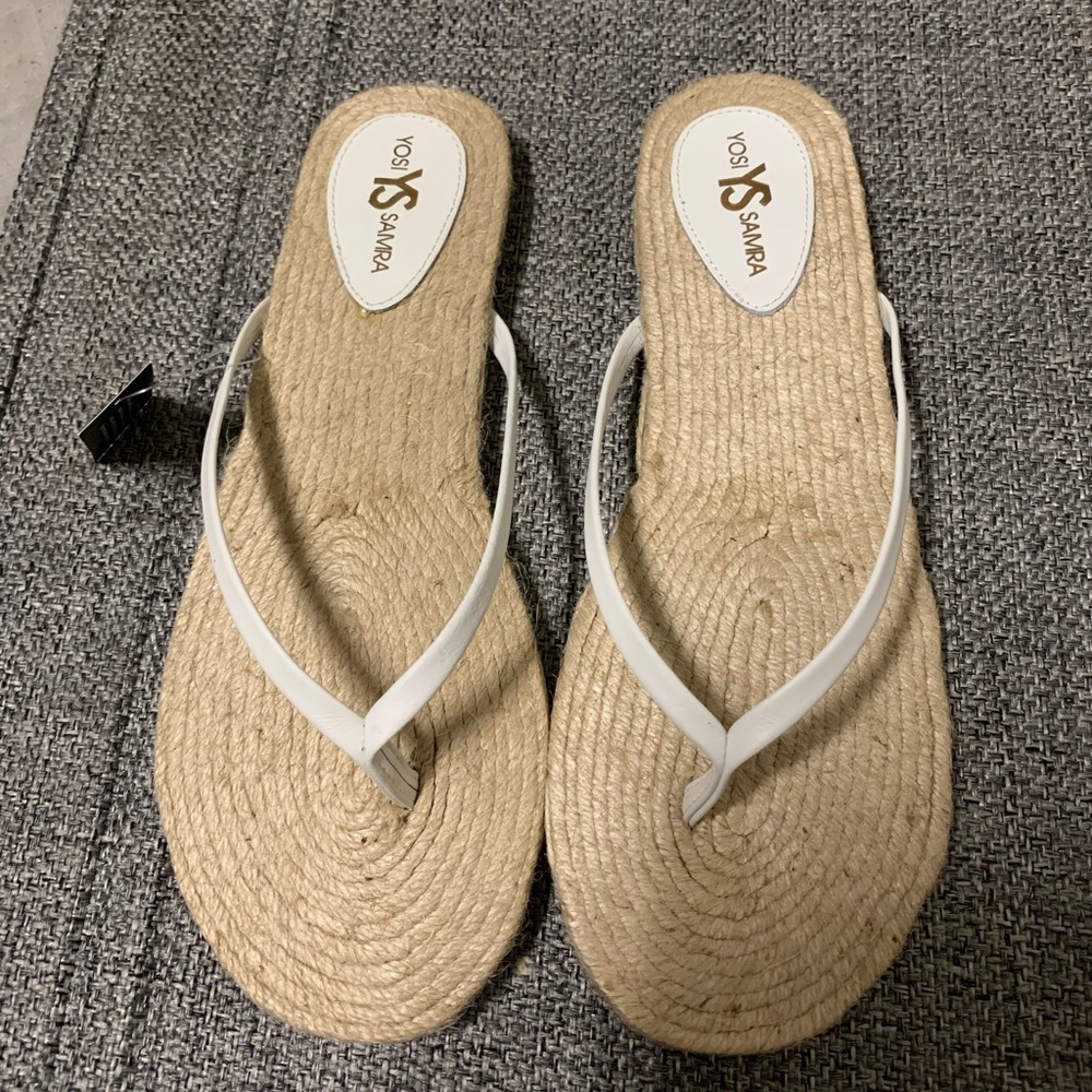 Yosi Samra hand sewed leather flip flop